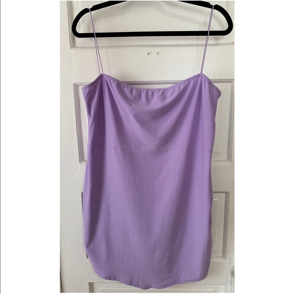 Lilac bodycon dress